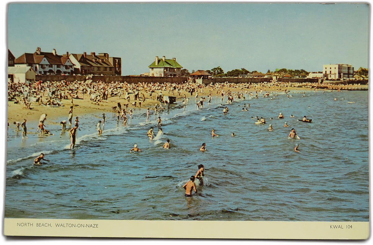 Vintage Postcard of North Beach, Walton-On-Naze