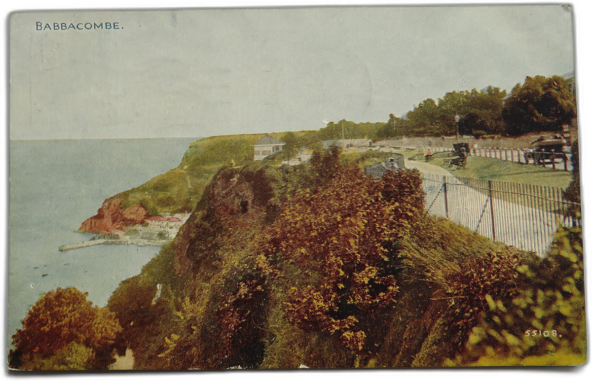 Vintage Postcard of Babbacombe