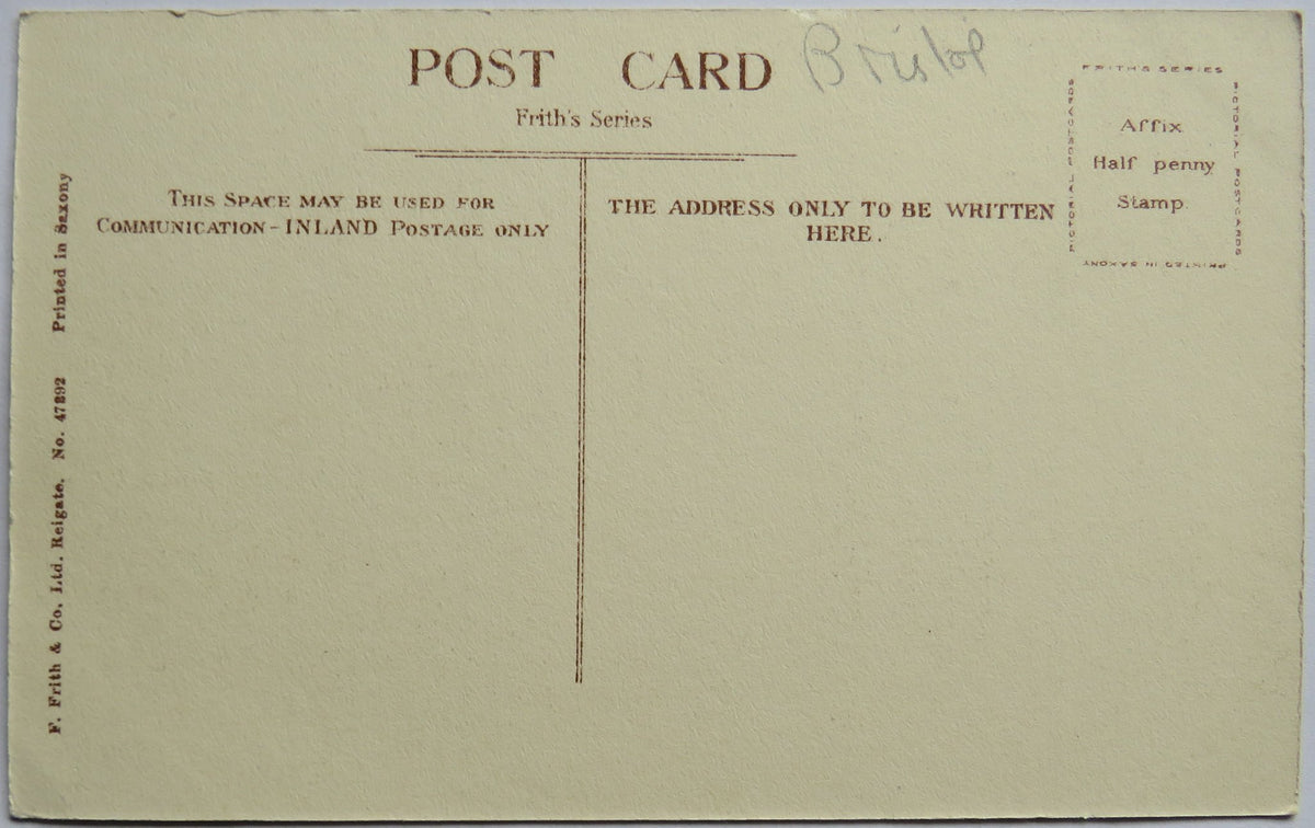 Vintage Postcard of Dunkerry from Horner Woods - F. Frith & Co.