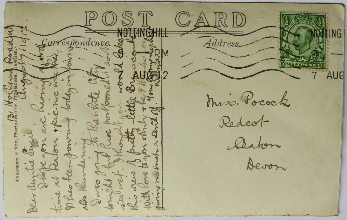 Vintage Postcard of Branscombe - Chapman & Son