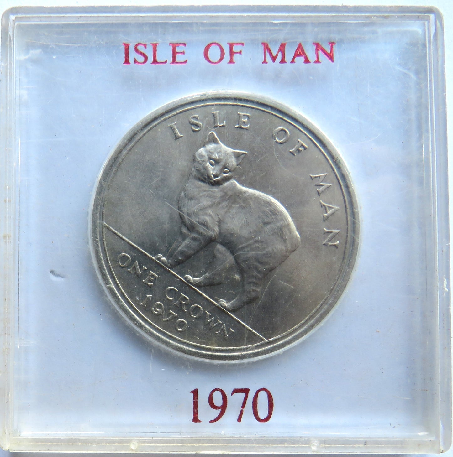 1970 Isle of Man Cased Commemorative Crown Coin