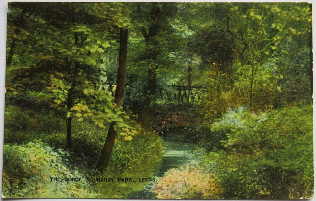 Vintage Postcard of The Gorge, Roundhay Park, Leeds