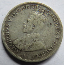 Load image into Gallery viewer, 1927 King George V Australia Silver Sixpence Coin
