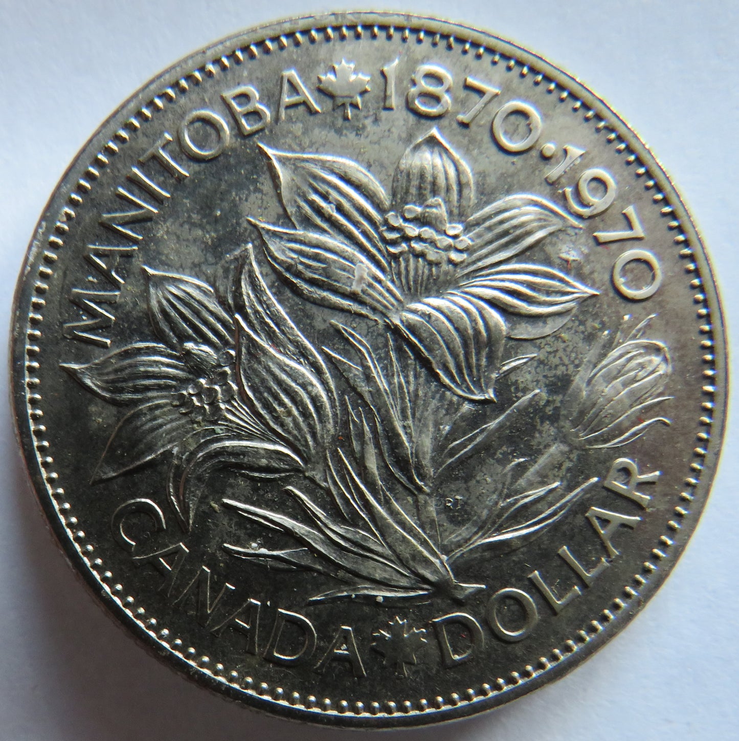 1870-1970 Manitoba Canada $1 One Dollar Coin