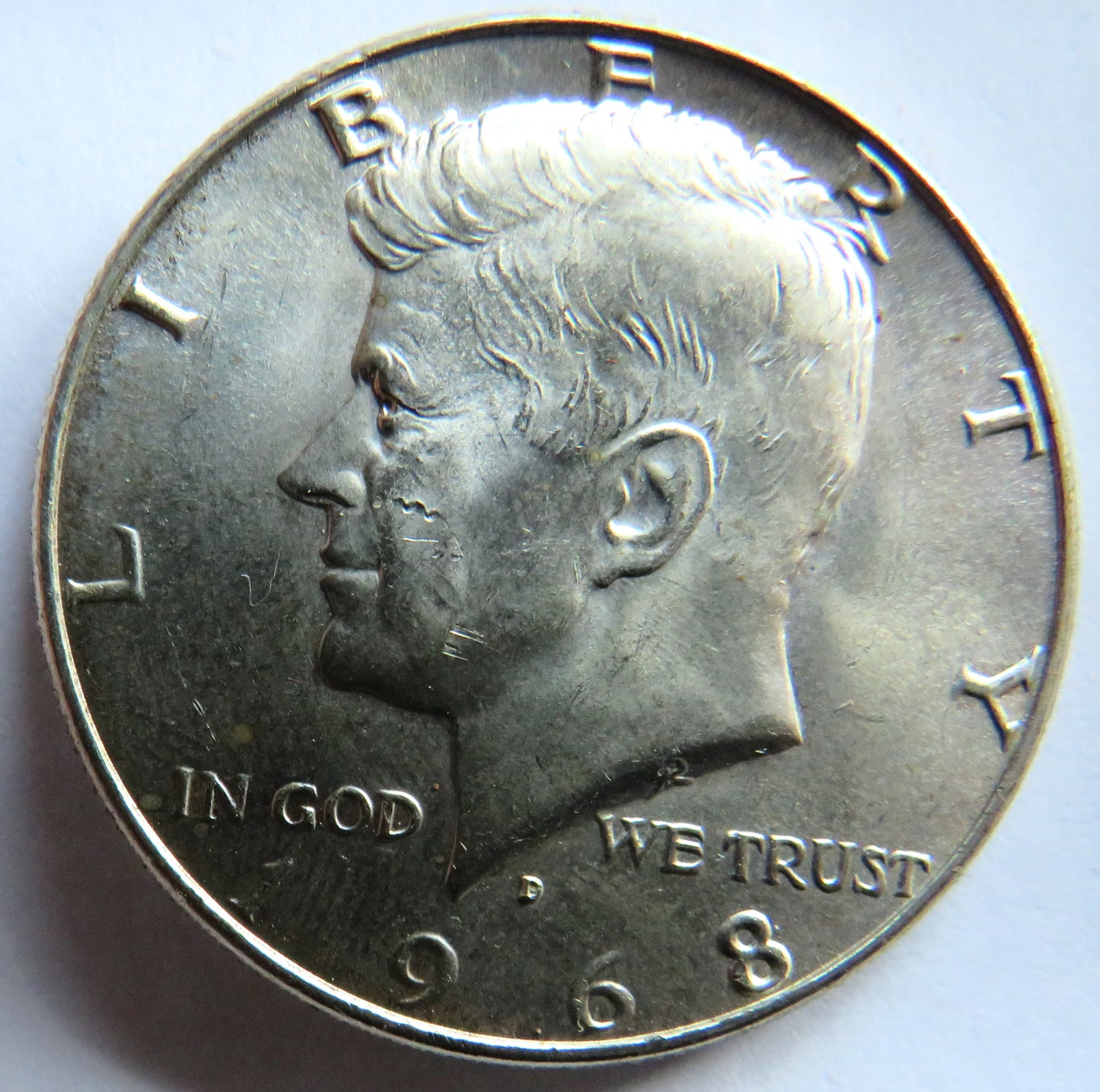 1968-D USA Kennedy Silver $1/2 Half Dollar Coin