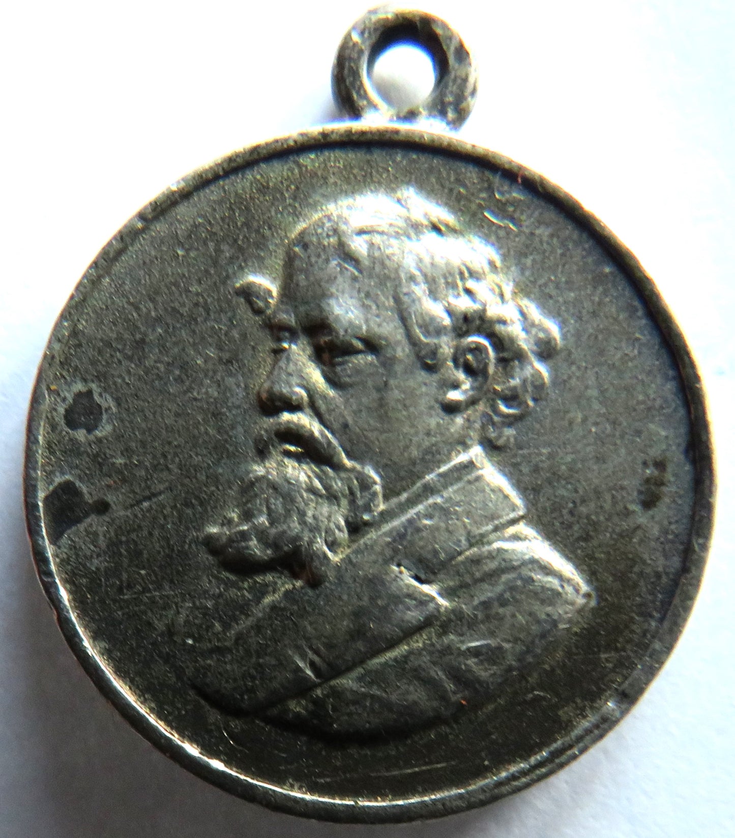 Antique Small Sterling Silver Medal "The Dickens Fellowship Founded 1902"