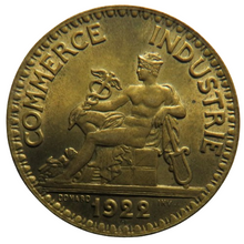 Load image into Gallery viewer, 1922 France 2 Francs Coin In High Grade
