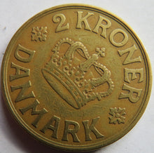 Load image into Gallery viewer, 1939 Denmark 2 Kroner Coin
