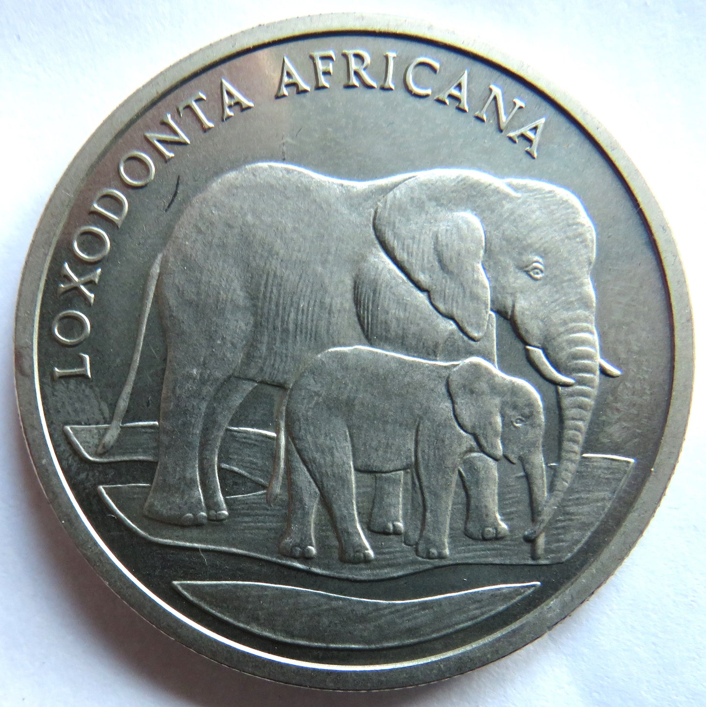 1986 WWF 30 Years Commemorative Medal Elephant