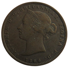 Load image into Gallery viewer, 1866 Queen Victoria States of Jersey 1/13th of a Shilling Coin
