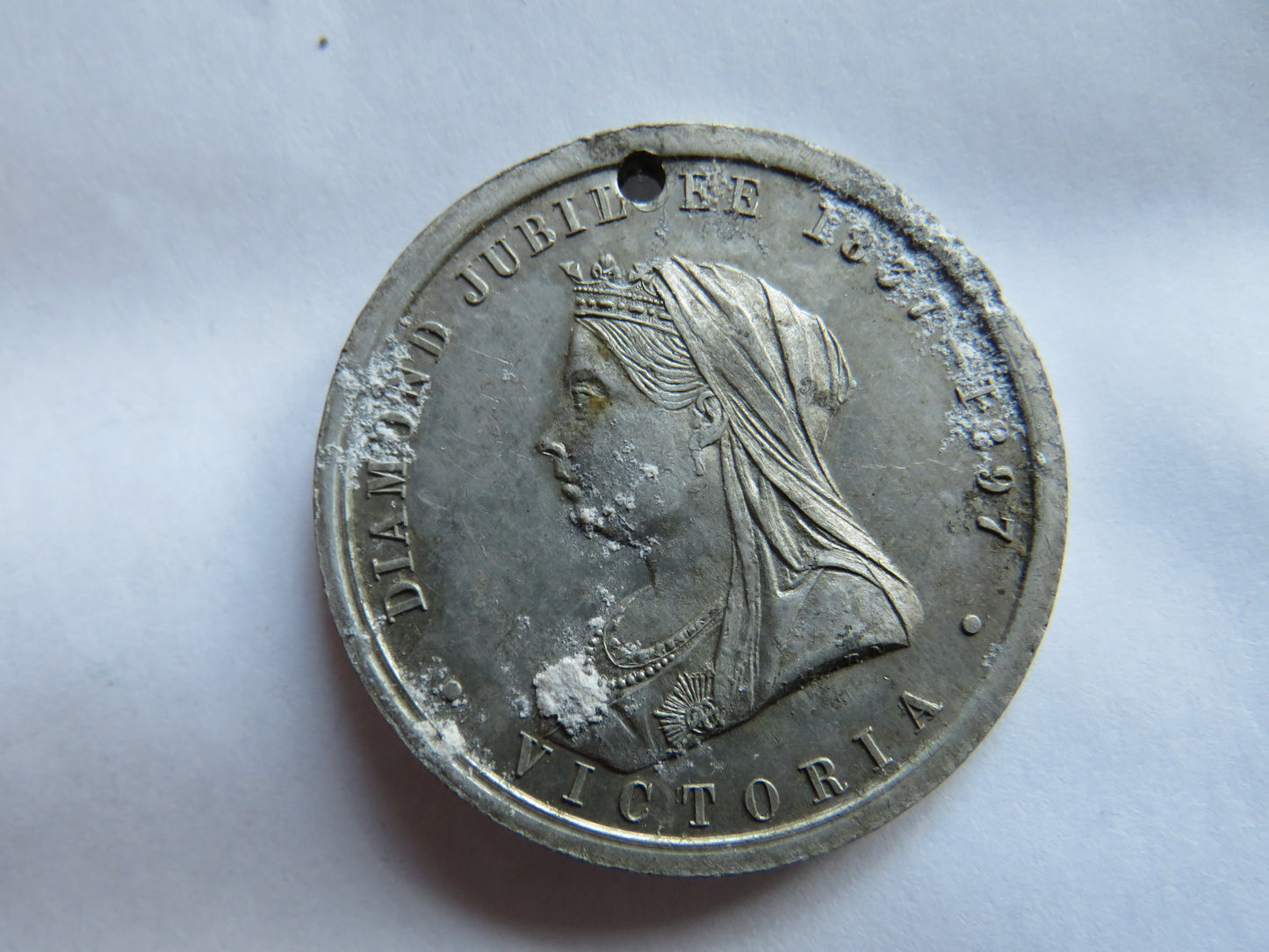 1873 School Board of Old Monkland Medal Queen Victoria Diamond Jubilee