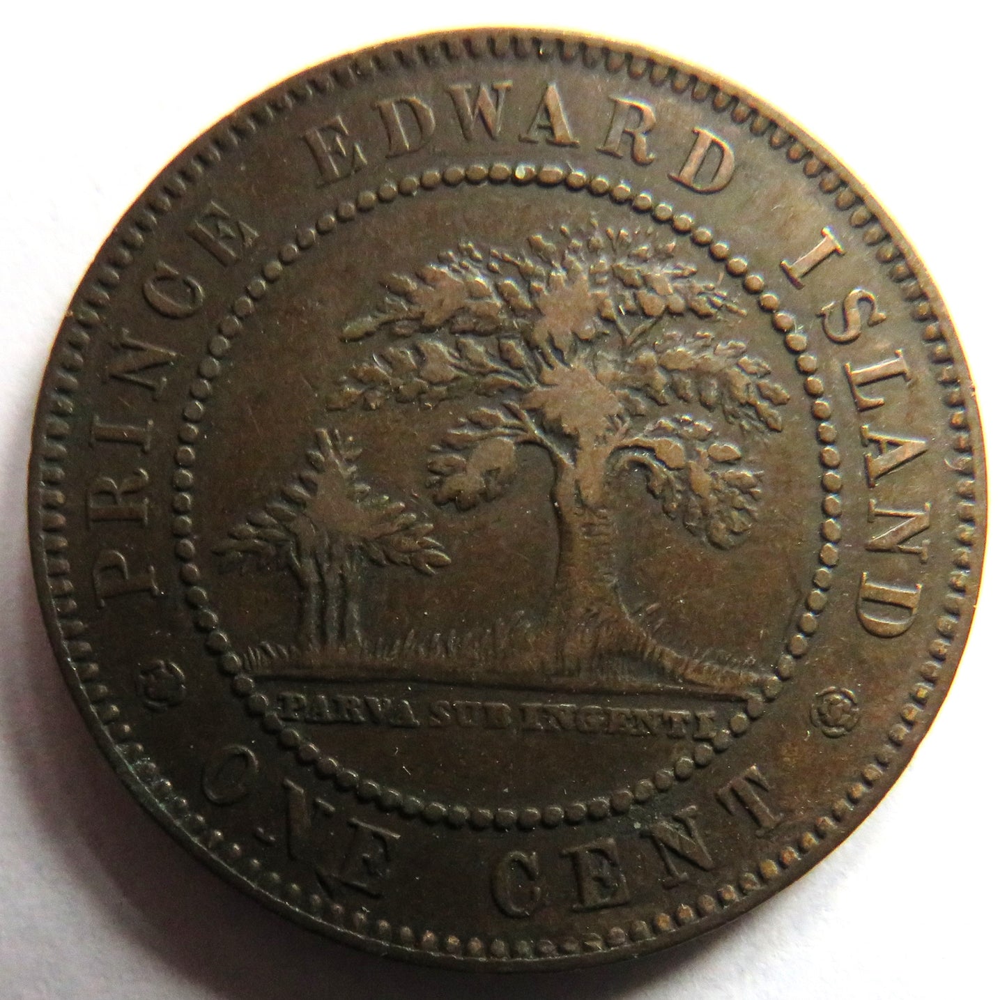 1871 Queen Victoria Prince Edward Island One Cent Coin