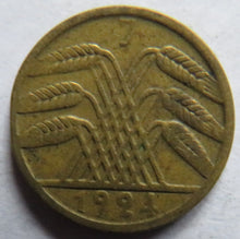 Load image into Gallery viewer, 1924-J Germany 5 Reichspfennig Coin
