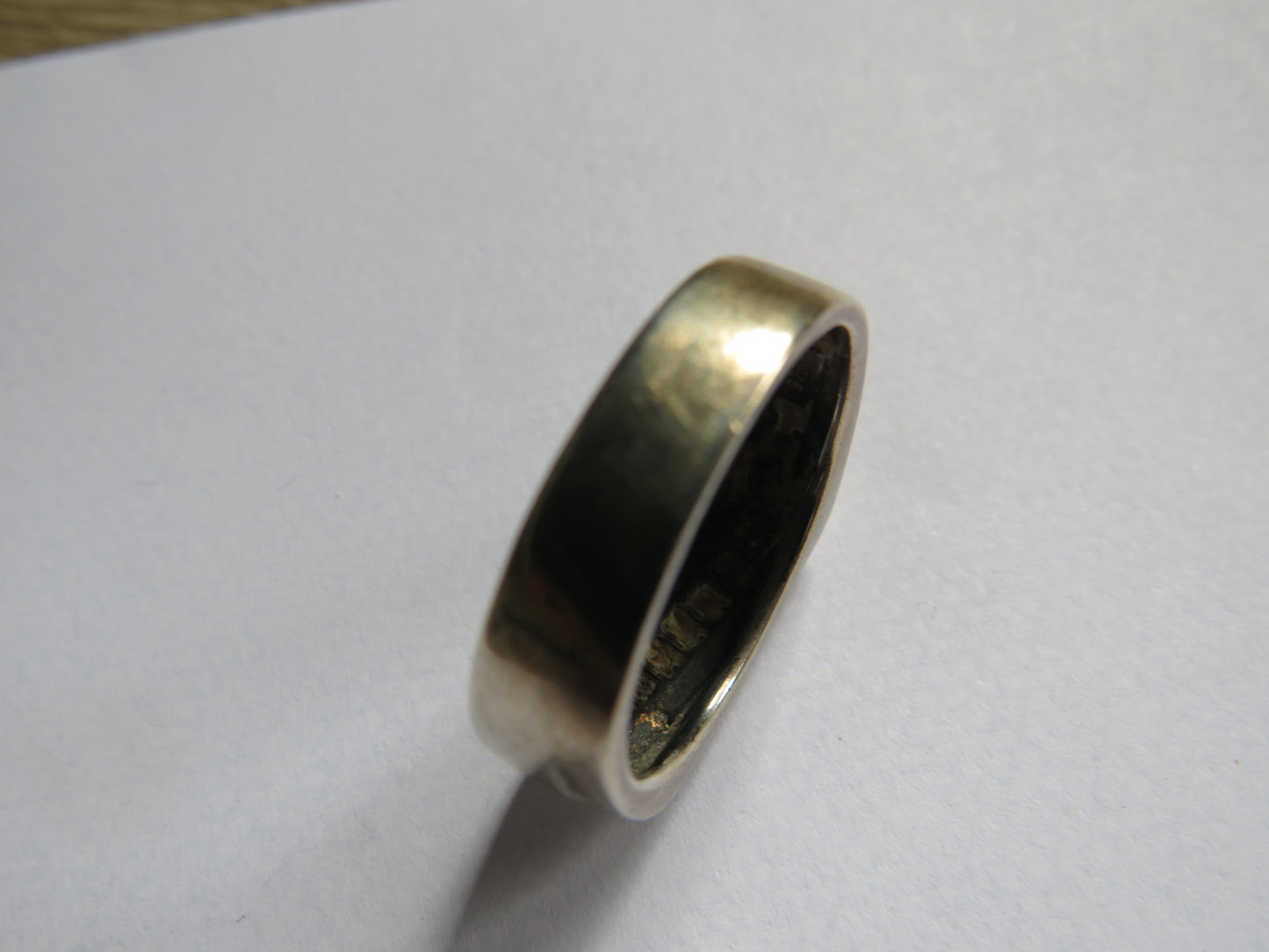 Vintage Sterling Silver Men's Ring - Size S