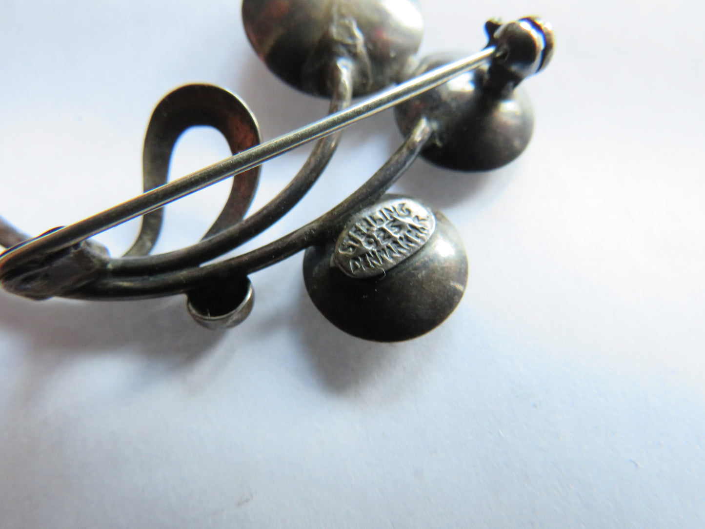 Vintage Danish Sterling Silver Brooch By Hermann Siersbol