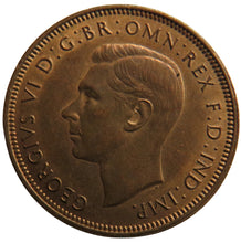 Load image into Gallery viewer, 1945 King George VI Halfpenny Coin In High Grade - Great Britain
