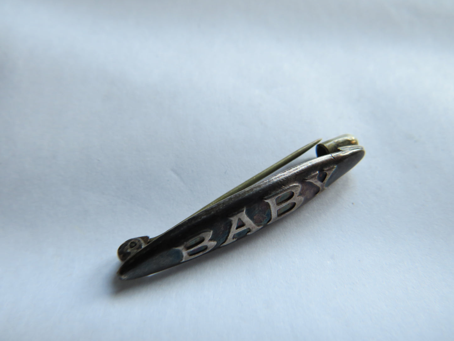 Vintage Sterling Silver "Baby" Brooch