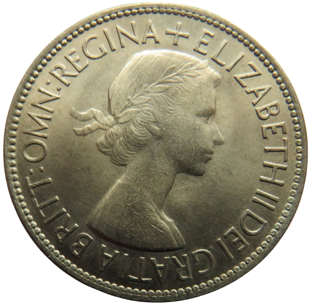 1953 Queen Elizabeth II Halfcrown Coin In High Grade