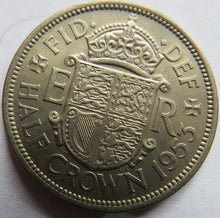 Load image into Gallery viewer, 1953 Queen Elizabeth II Halfcrown Coin In High Grade
