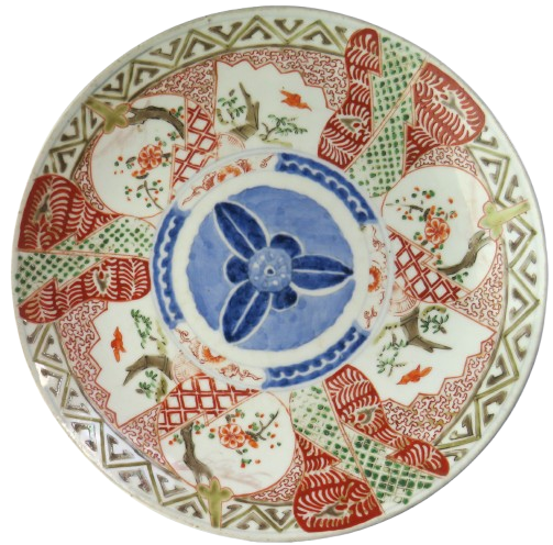 Antique Decorative Japanese Imari Plate