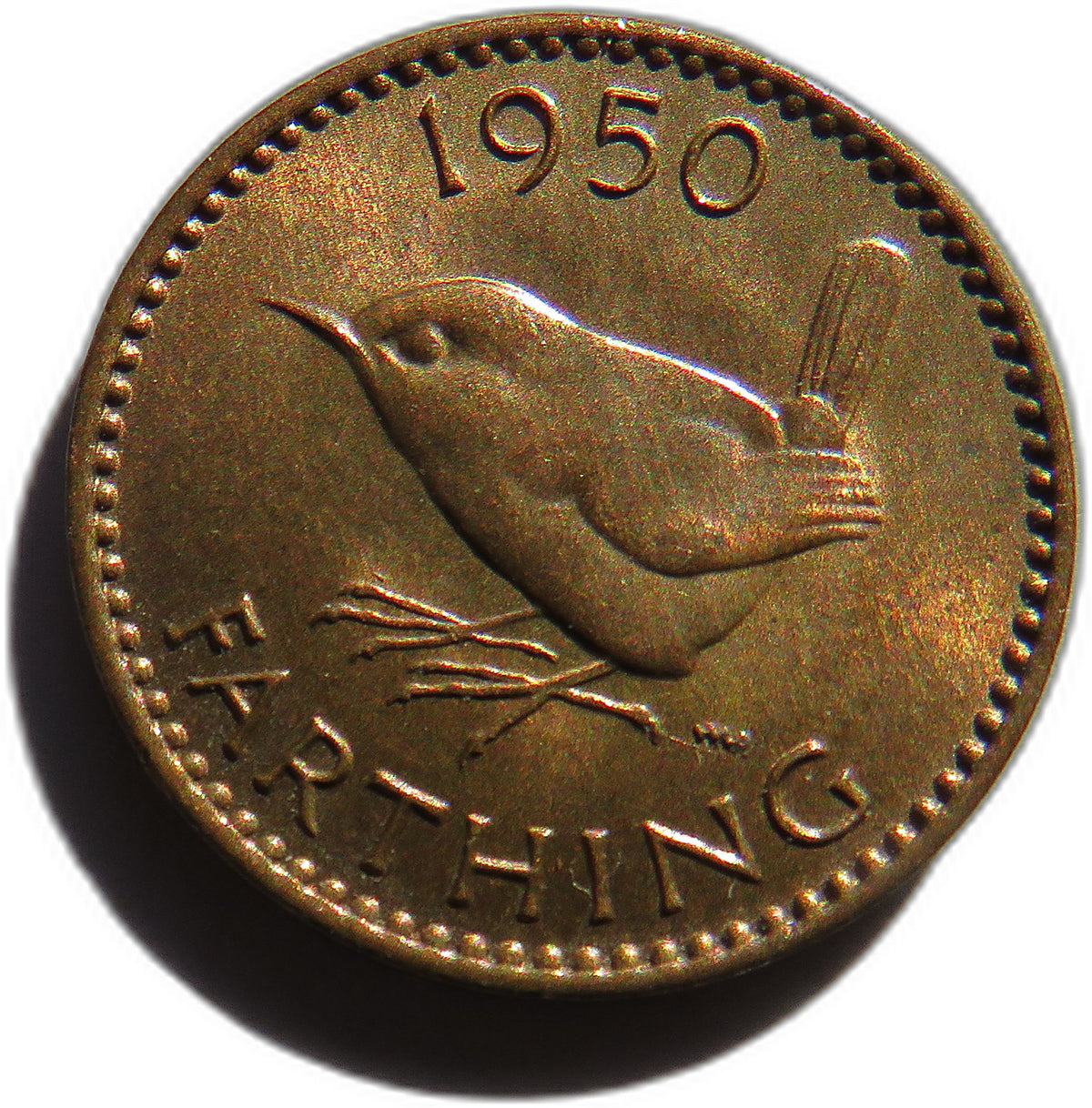 1950 King George VI Farthing Coin In High Grade - Great Britain