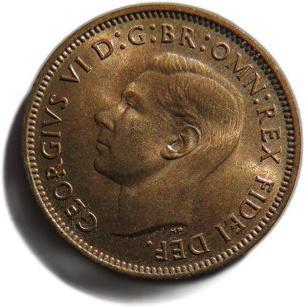1949 King George VI Farthing Coin In High Grade - Great Britain