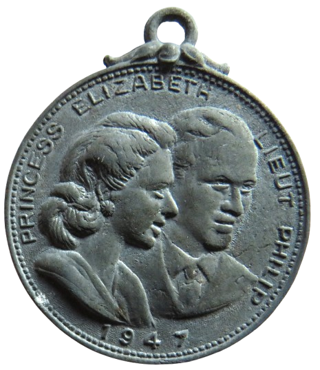 1947 Princess Elizabeth & Lieut Philip Happy Union Commemorative Medal