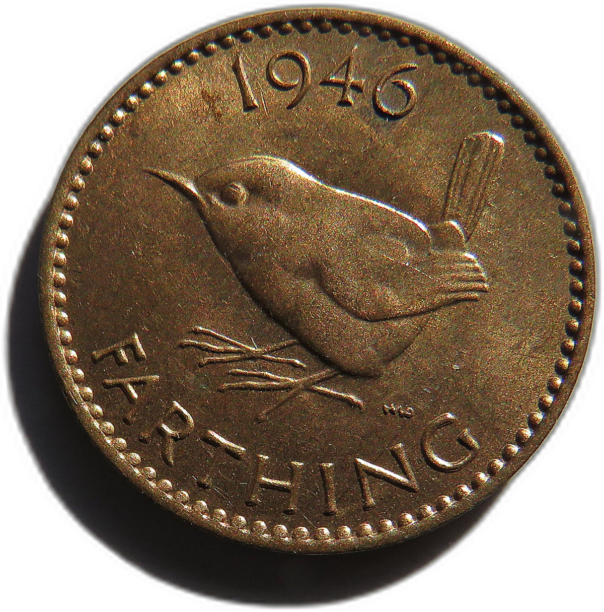 1946 King George VI Farthing Coin In High Grade - Great Britain
