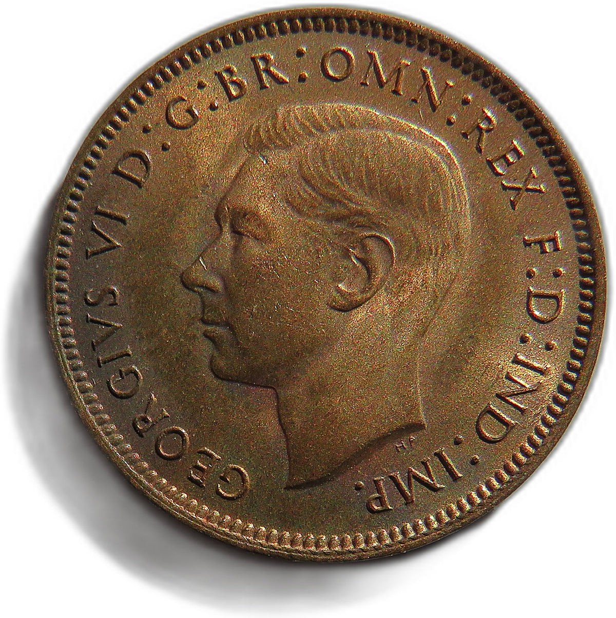 1945 King George VI Farthing Coin In High Grade - Great Britain