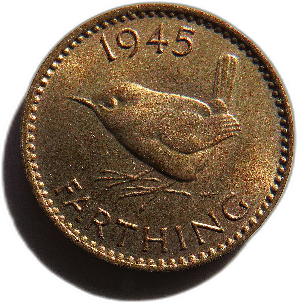 1945 King George VI Farthing Coin In High Grade - Great Britain