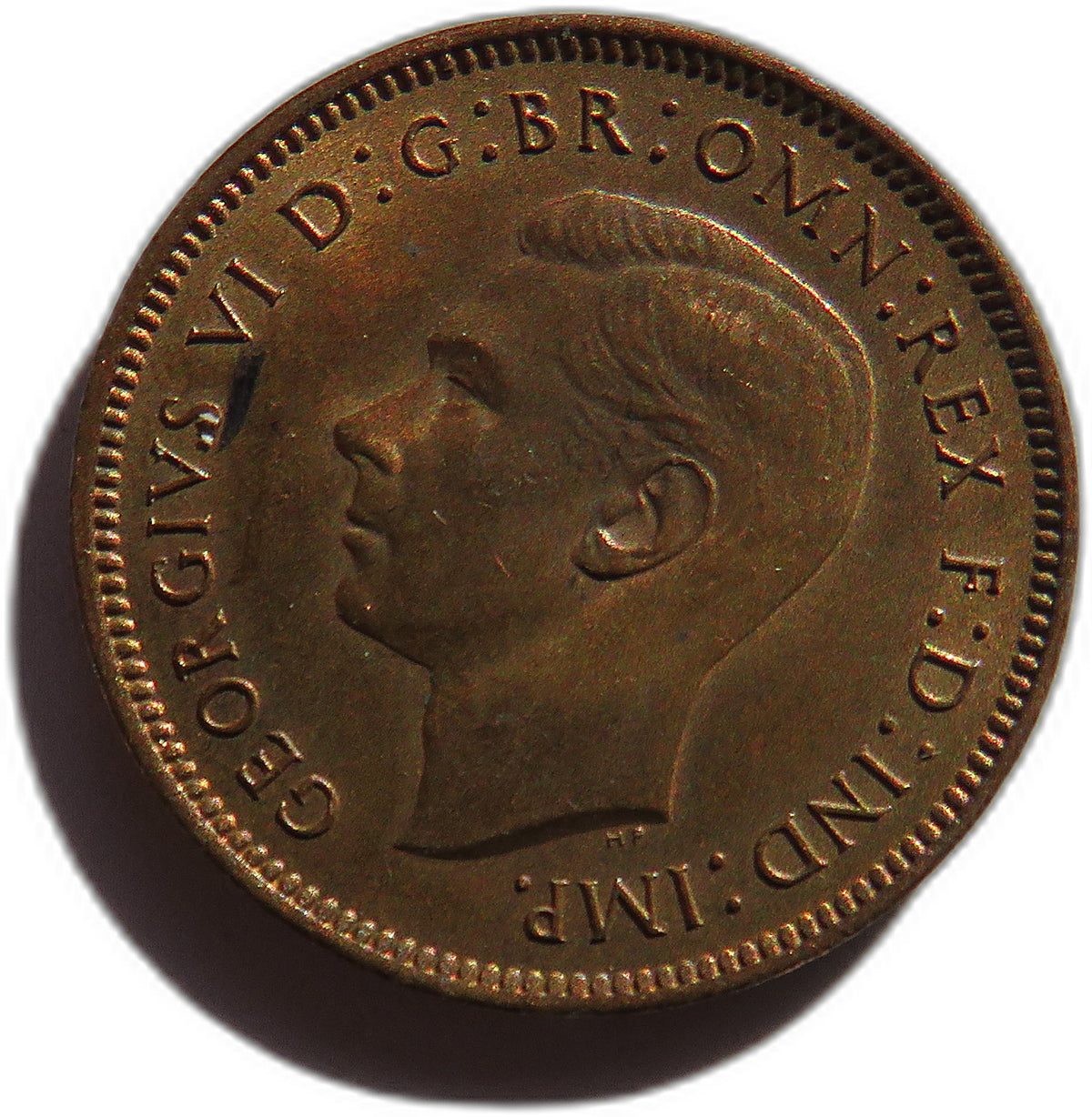 1945 King George VI Farthing Coin In High Grade - Great Britain
