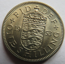 Load image into Gallery viewer, 1953 Queen Elizabeth II (English) Shilling Coin In High Grade
