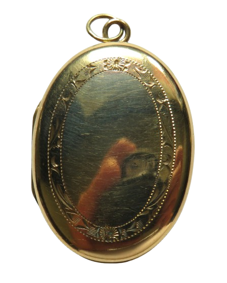 Vintage Ladies Gold Filled Locket Pendant