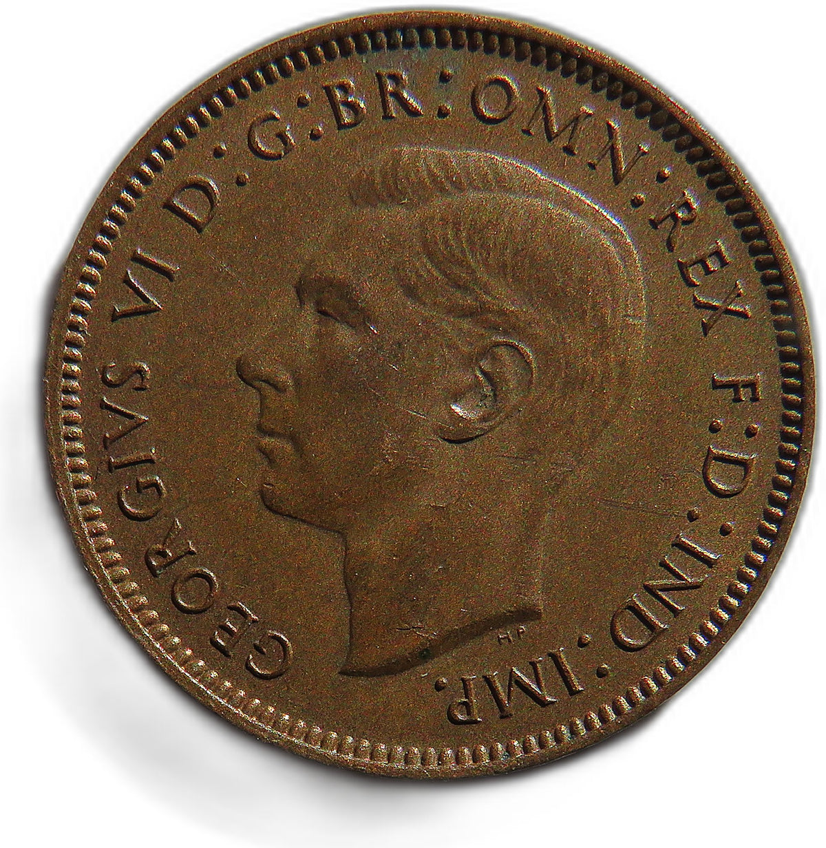 1945 King George VI Farthing Coin In High Grade - Great Britain