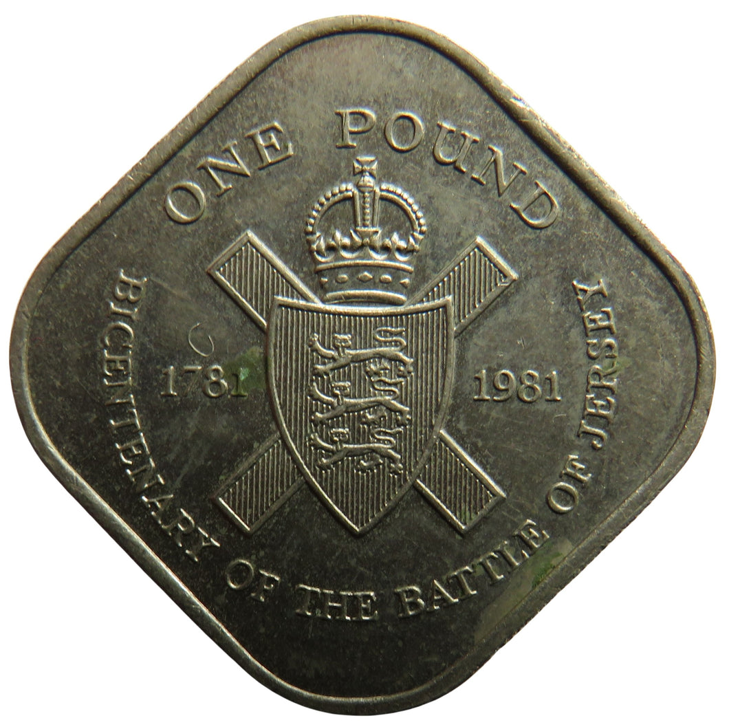 1781 - 1981 The States Of Jersey Commemorative £1 One Pound Coin