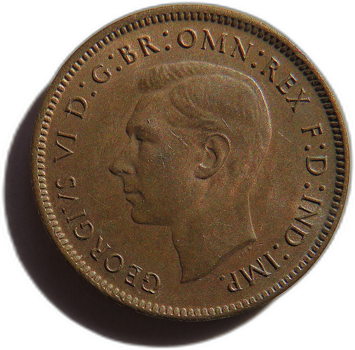 1942 King George VI Farthing Coin In High Grade - Great Britain