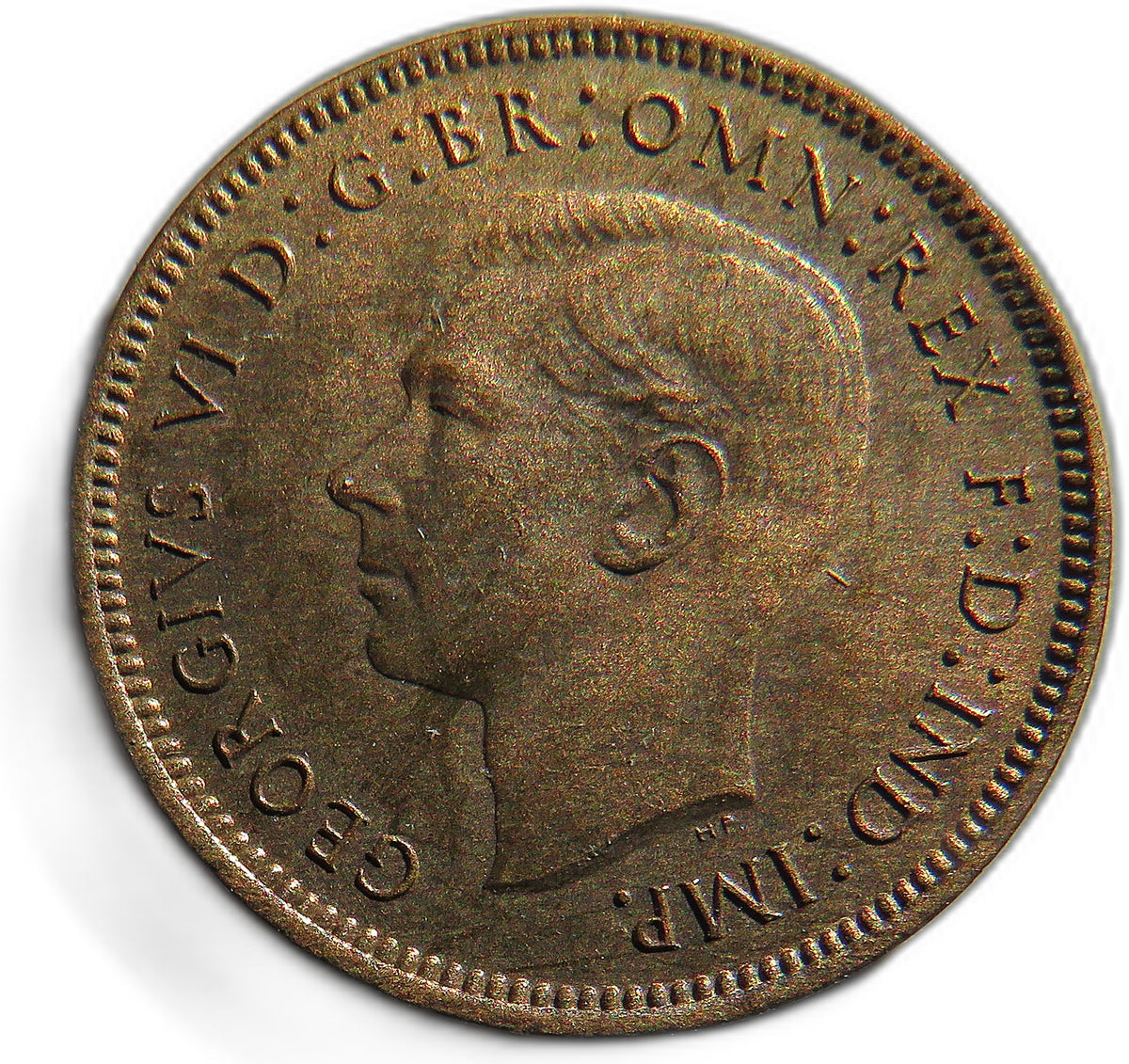1940 King George VI Farthing Coin In High Grade - Great Britain