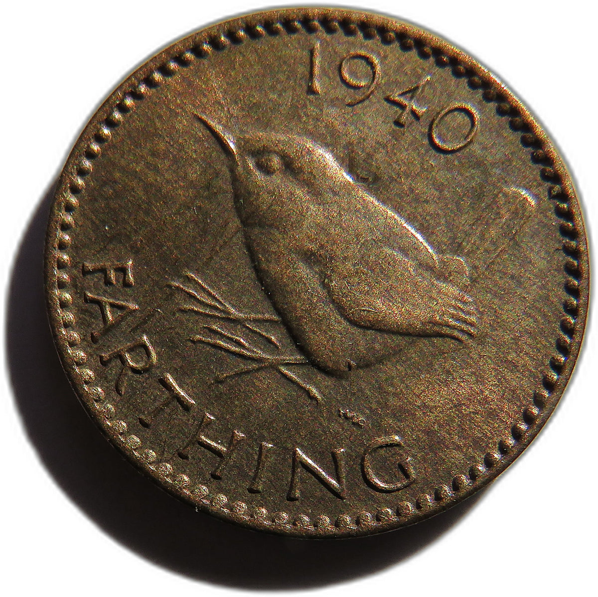 1940 King George VI Farthing Coin In High Grade - Great Britain