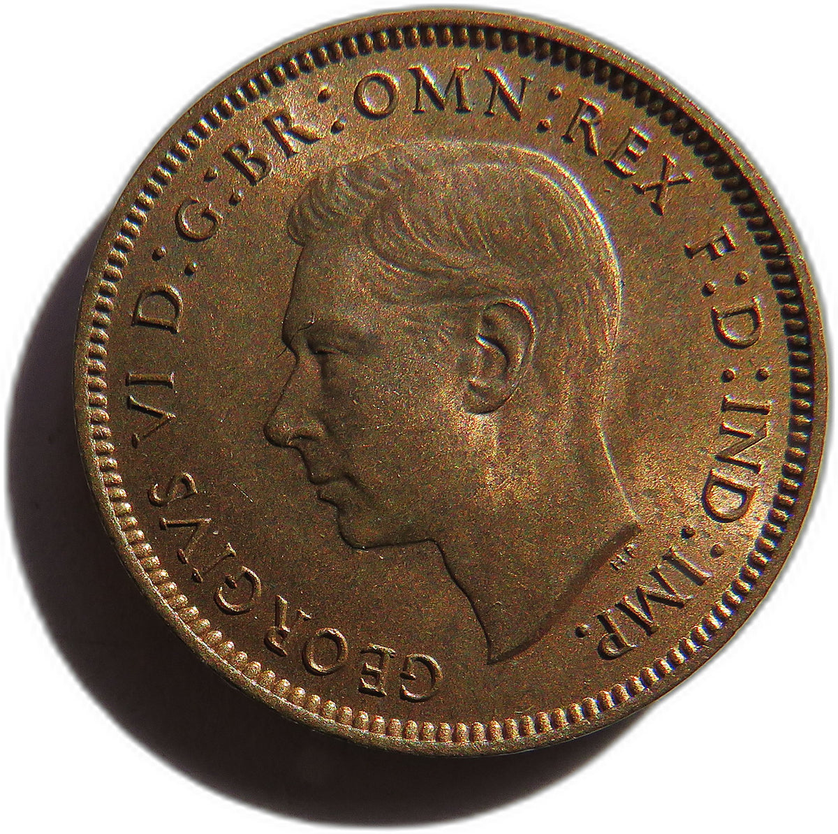 1939 King George VI Farthing Coin In High Grade - Great Britain