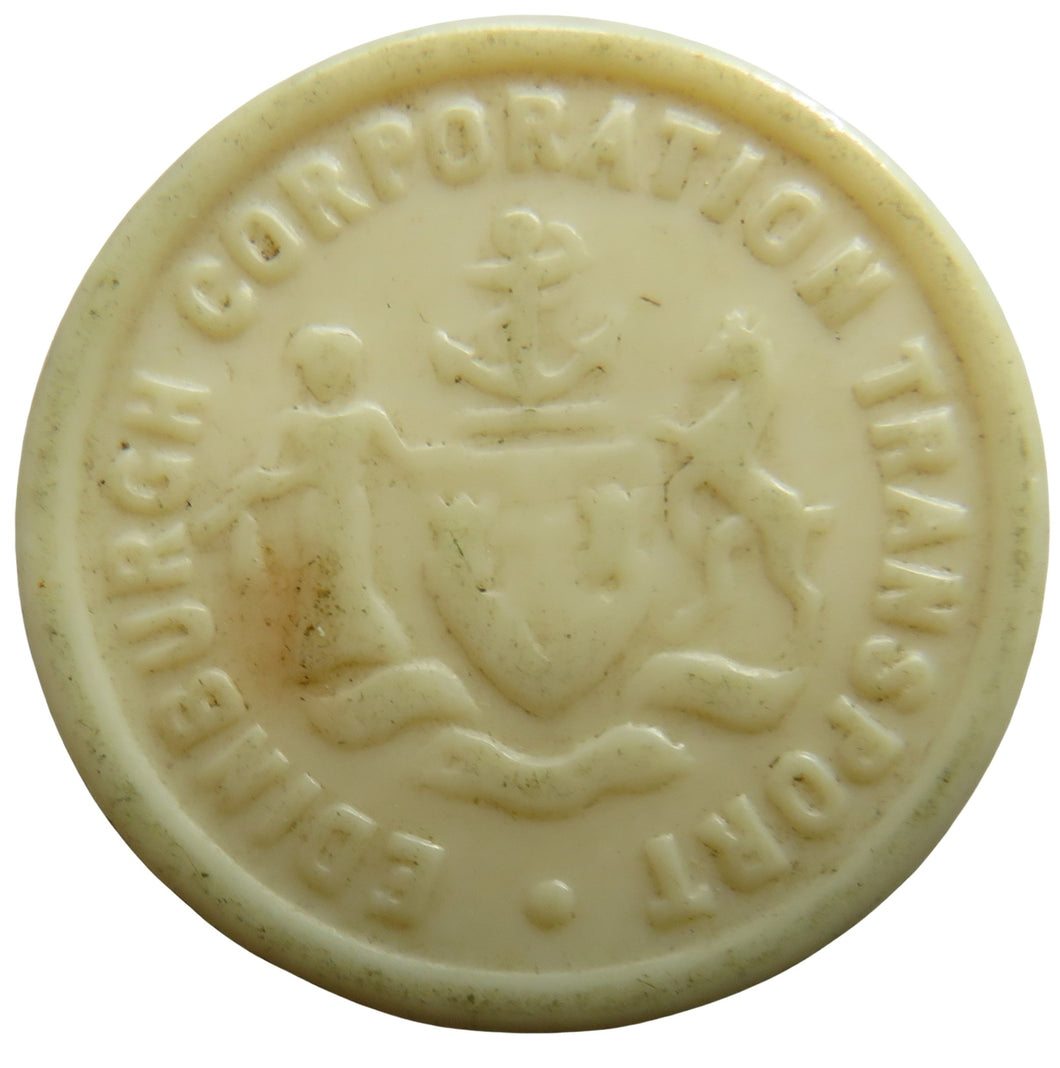 Edinburgh Corporation Transport 1d Token