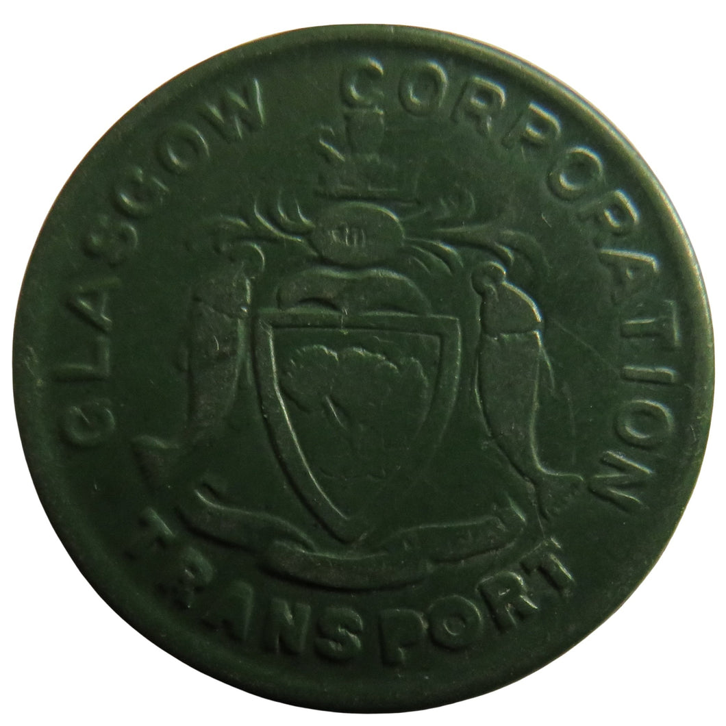 Glasgow Corporation Transport 1/2d Token