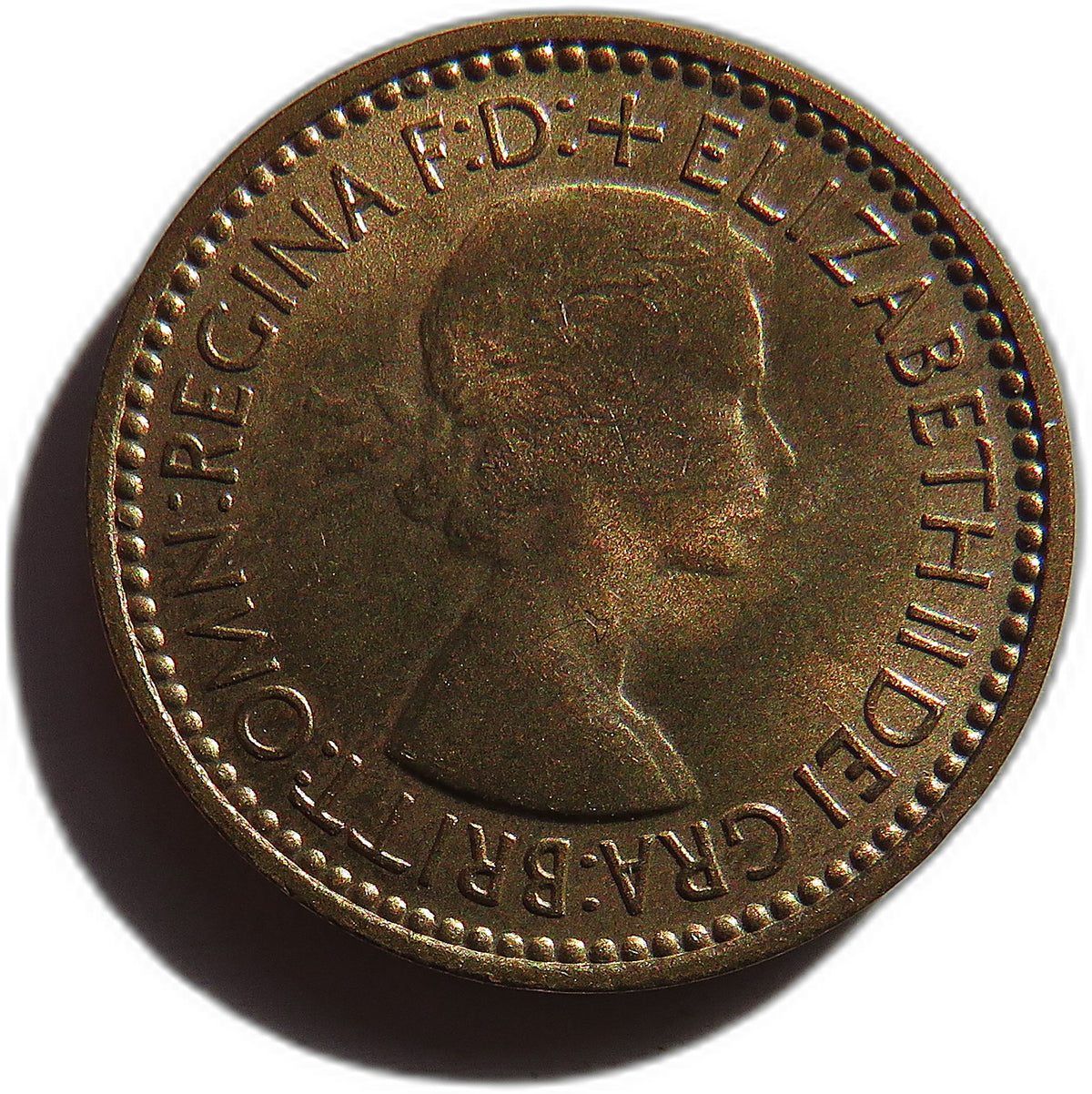 1953 Queen Elizabeth II Farthing Coin In High Grade - Great Britain