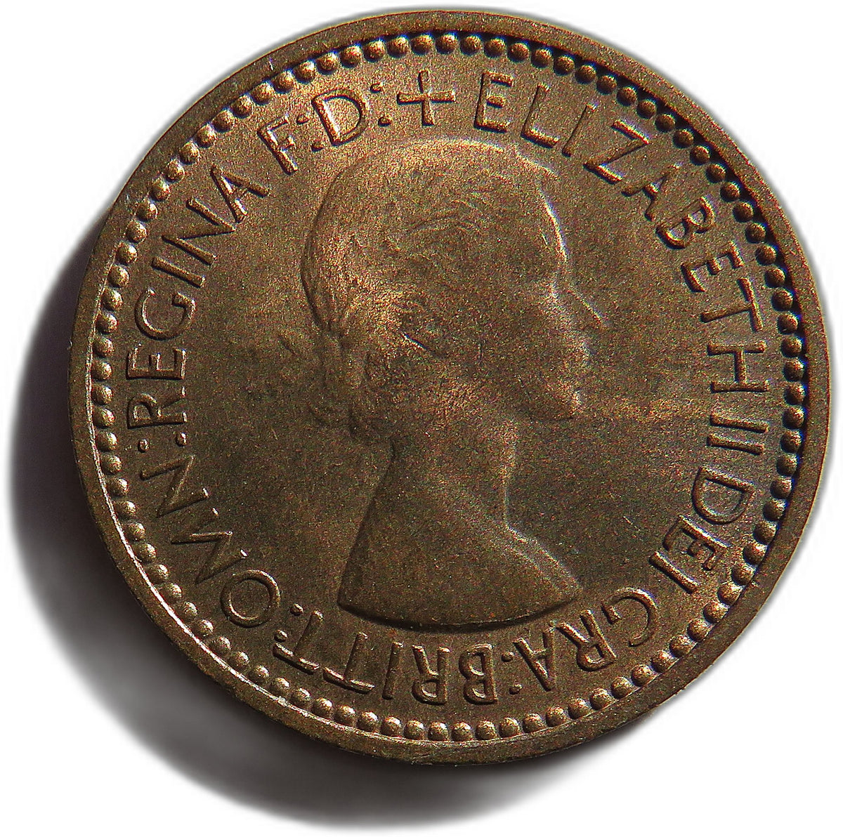 1953 Queen Elizabeth II Farthing Coin In High Grade - Great Britain