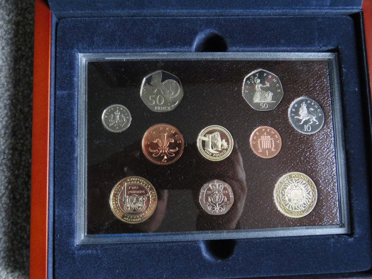 2004 United Kingdom Royal Mint Executive Proof Coin Collection