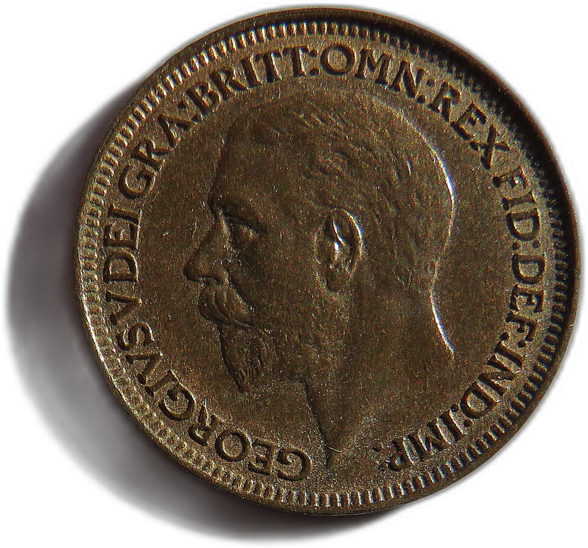 1929 King George V Farthing Coin In Higher Grade - Great Britain
