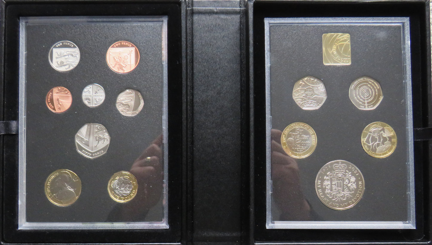 2021 United Kingdom Royal Mint Proof Coin Collection