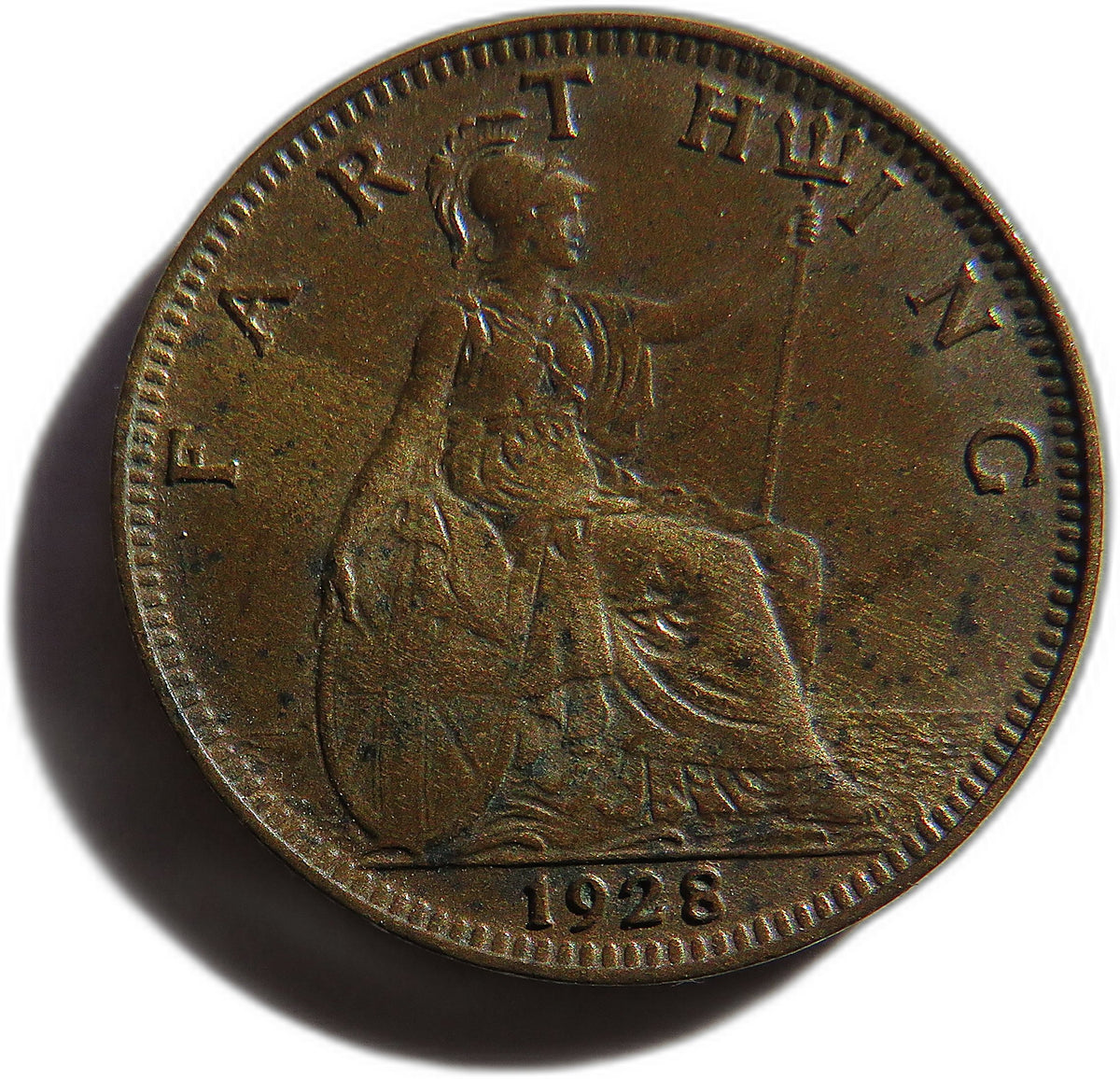1928 King George V Farthing Coin In Higher Grade - Great Britain