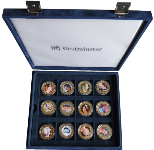 2012 Guernsey, Jersey, Cook Islands Queen Elizabeth Golden Jubilee Commemorative Coins