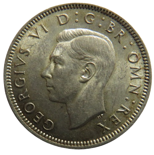 1937 King George VI Silver (Scottish) Shilling Coin - Great Britain