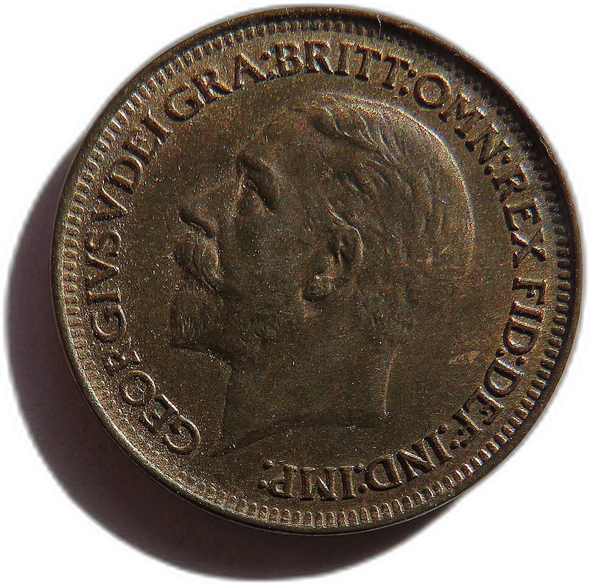 1926 King George V Farthing Coin In High Grade - Great Britain